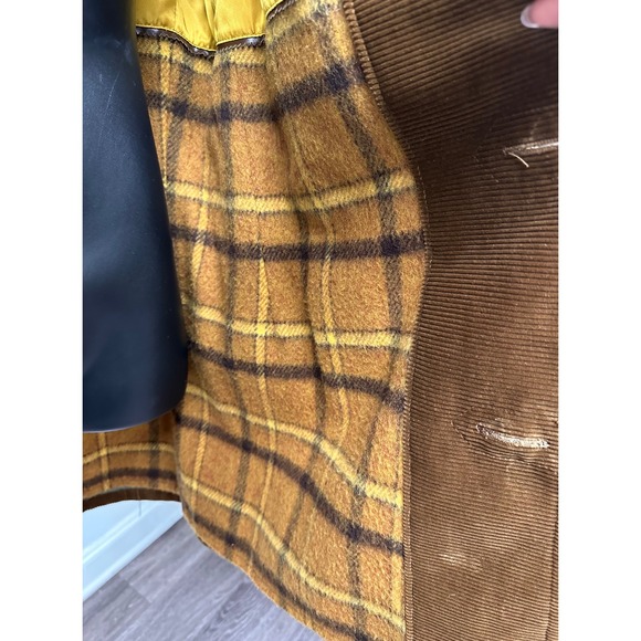 Vintage Sears The Mens Country Coat Corduroy Brown Heavyweight Jacket Mens L 40 - Picture 16 of 16